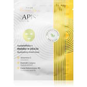 Apis Natural Cosmetics Illuminating Sheet Mask 20g
