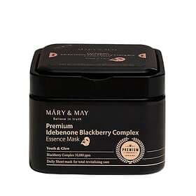 MARY & MAY &May Premium Idebenone Blackberry Complex Essence Mask 20 stk.