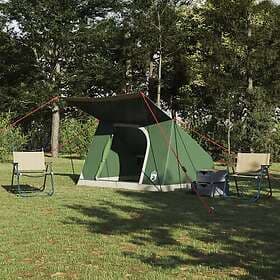 vidaXL Camping Tent Green 282 x 225 x 154 cm Polyester