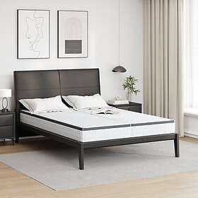 vidaXL Mattresses 2 pcs White, Grey 70 x 200 cm Knitted fabric