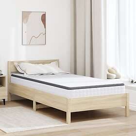 vidaXL Mattresses White, Grey 100 x 200 cm Knitted fabric