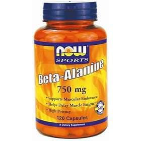 Now Foods Beta Alanine 750mg 120 Capsules