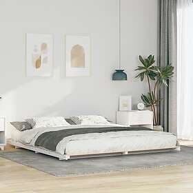 vidaXL Bed Frame 200x210 cm solid pine