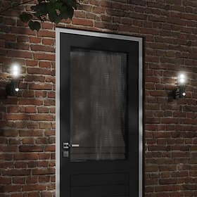 vidaXL Outdoor Wall Lamps with Sensors 2 pcs