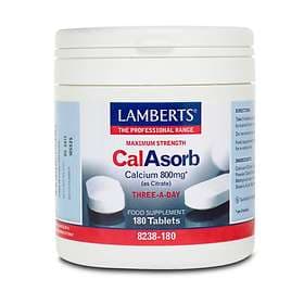 Lamberts CalAsorb Calcium 800mg 180 Tablets
