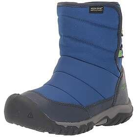 Keen Puffrider Waterproof Snow Boots Naval Black/Steel Academy/Surf Grey UK Chil