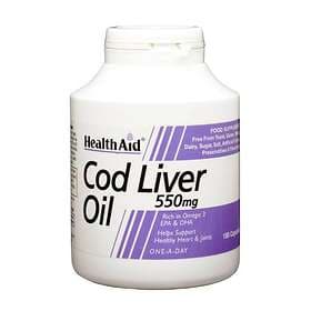 HealthAid Cod Liver Oil 550mg 180 Capsules