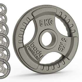 Body Revolution Olympic Tri Grip Cast Iron Weight Plates Sets 2x5kg