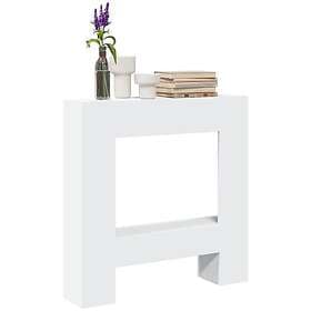 vidaXL Fireplace 81x18x82 cm Engineered Wood White