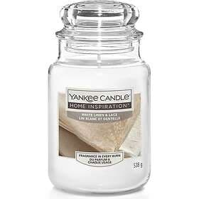 Yankee Candle Home Inspiration Large White Linen & Lace 538g