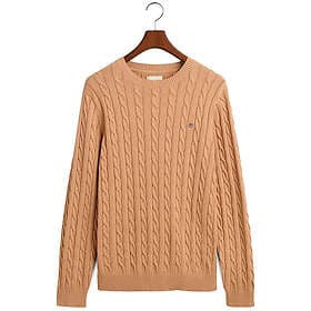 Gant Cotton Cable Knit Crew Neck Jumper (Men's)