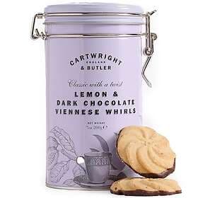 Cartwright & Butler Lemon & Dark Chocolate Viennese Whirls Cookies 200g