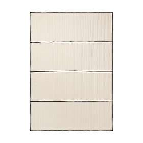 Ferm Living Vari Bedspread Natural / Dark Chocolate 180x260cm