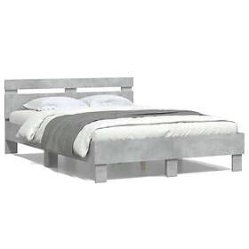 vidaXL Bed Frame with Headboard 120x200 cm engineered wood