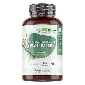 WeightWorld Organic Psyllium Husk 1400mg 180 Capsules