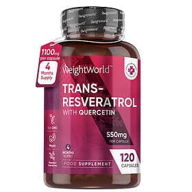 WeightWorld Trans Resveratrol with Quercetin 120 Capsules
