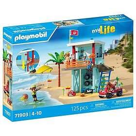 Playmobil My Life 71903 Lifeguard Tower with Beach Buggy
