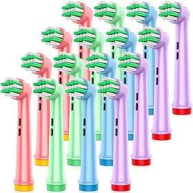 AnjoCare Children's Toothbrush Heads 16-pack