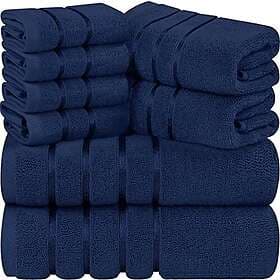 Utopia Towels 8-Piece Luxury Towel Set (Cool Grey)