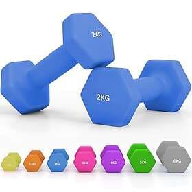 SPORTNOW Hex Dumbbell 2x2kg