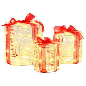 vidaXL Gift Box Decoration 20x20x21cm 3pcs
