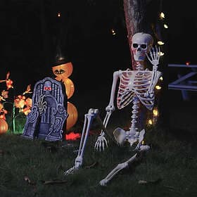 vidaXL Halloween Skeleton 85cm 2pcs
