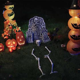 vidaXL Halloween Skeleton 20x10x9.5cm