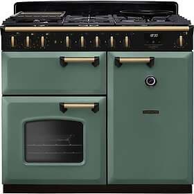 Rangemaster CLDL100DFPMGR/AB1 (Mineral Green/Antique Brass)