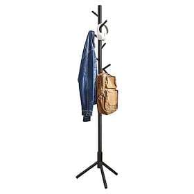 Vasagle Tree Shaped Coat Rack 8 Hooks Black