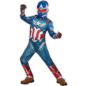 Rubie's 1001252M000 Captain America Deluxe Children's Costume