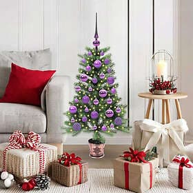 vidaXL Artificial Tree Green 90cm 150 LEDs