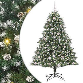 vidaXL Artificial Tree Green 180cm 300 LEDs
