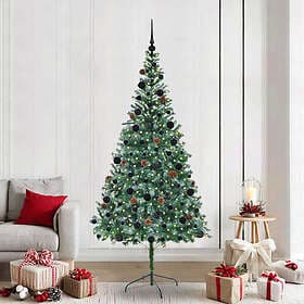 vidaXL Artificial Tree Green 210cm 300 LEDs