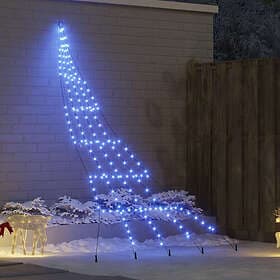 vidaXL Artificial Tree Blue 306cm 168 LEDs