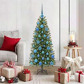 vidaXL Artificial Tree Green 120cm 150 LEDs