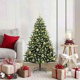 vidaXL Artificial Tree Green 120cm 150 LEDs