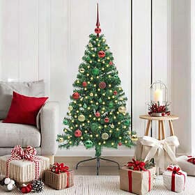 vidaXL Artificial Tree Green 150cm 150 LEDs