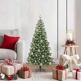 vidaXL Artificial Tree Green 120cm 150 LEDs