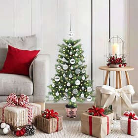 vidaXL Artificial Tree Green 90cm 150 LEDs