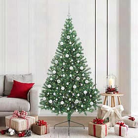 vidaXL Artificial Tree Green 210cm 300 LEDs