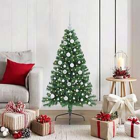 vidaXL Artificial Tree Green 120cm 150 LEDs