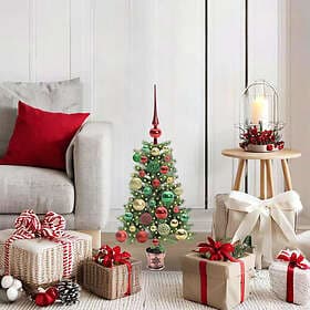 vidaXL Christmas Tree Green 65cm 150 LEDs