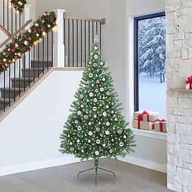 vidaXL Artificial Tree Green 240cm 300 LEDs