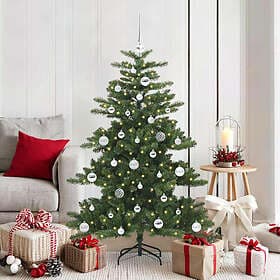 vidaXL Artificial Tree Hinged 150cm 150 LEDs