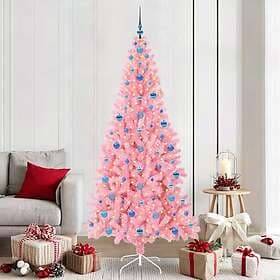 vidaXL Christmas Tree Pink 210cm 300 LEDs
