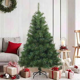 vidaXL Artificial Tree Hinged Green 150cm