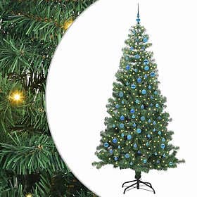 vidaXL Artificial Tree Green 240cm 300 LEDs