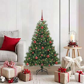 vidaXL Artificial Tree Green 120cm 150 LEDs