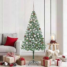 vidaXL Artificial Tree Green 180cm 300 LEDs