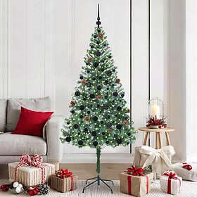 vidaXL Artificial Tree Green 180cm 300 LEDs